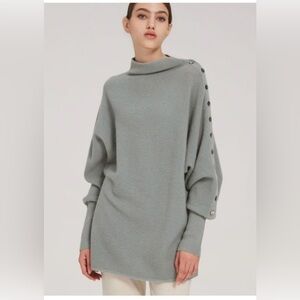 Gentle Herd Slouchy Knitted Cashmere tunic size medium